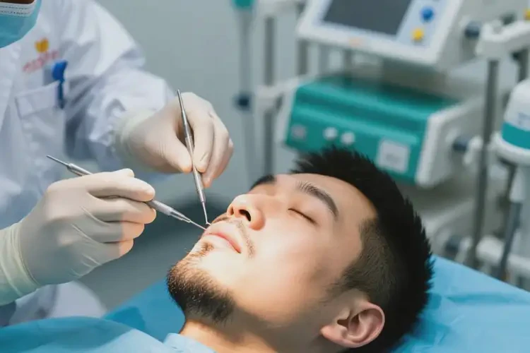 2025年江蘇泰州脫絡(luò)腮胡做的最好的醫(yī)生(圖2)