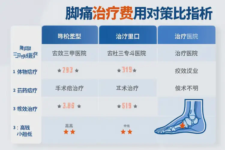 陜西榆林康復(fù)科看腳痛要多少錢(圖2)