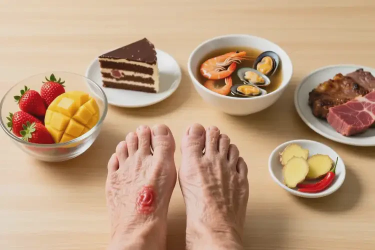 老年人腳上容易長濕疹有什么要少吃的(圖4)