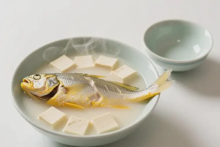 背部有疙瘩喝黄花鱼豆腐汤可以下火吗(图1)