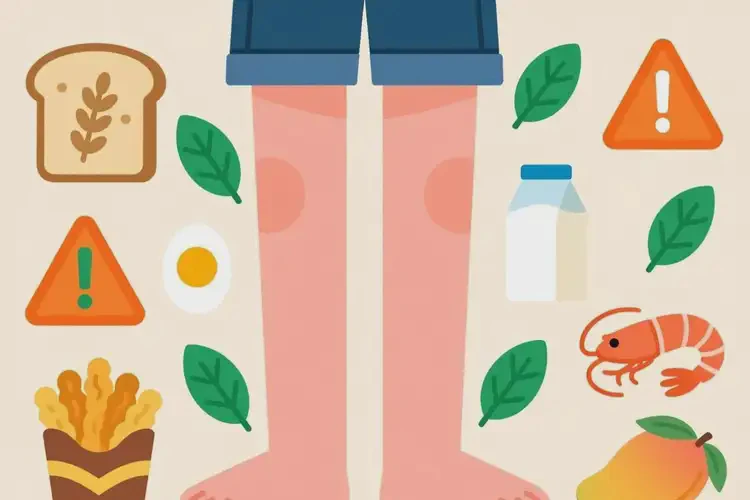 青少年大腿上容易起濕疹哪些食物需要限制(圖2)