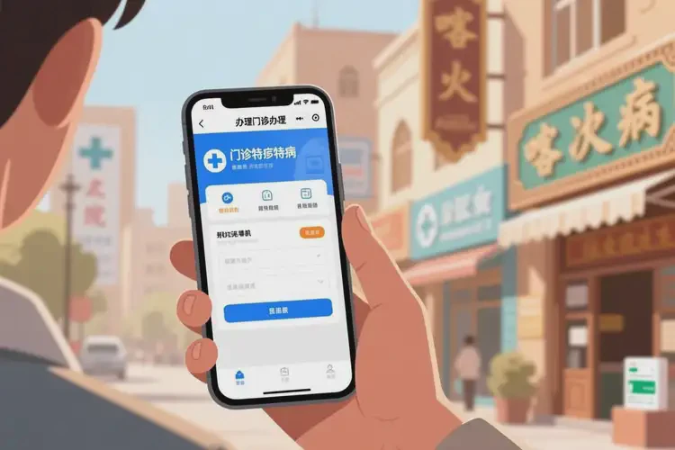 2025年新疆喀什門診特病手機上能辦理嗎(圖2)