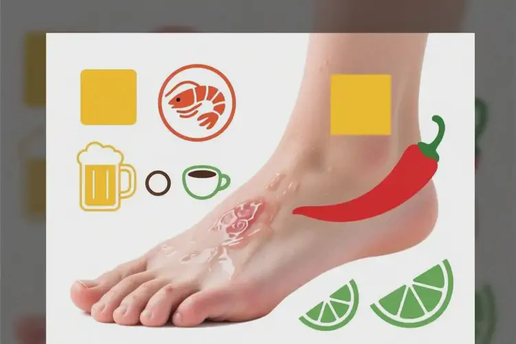 女人腳上經(jīng)常長(zhǎng)濕疹哪些食物要避免(圖2)