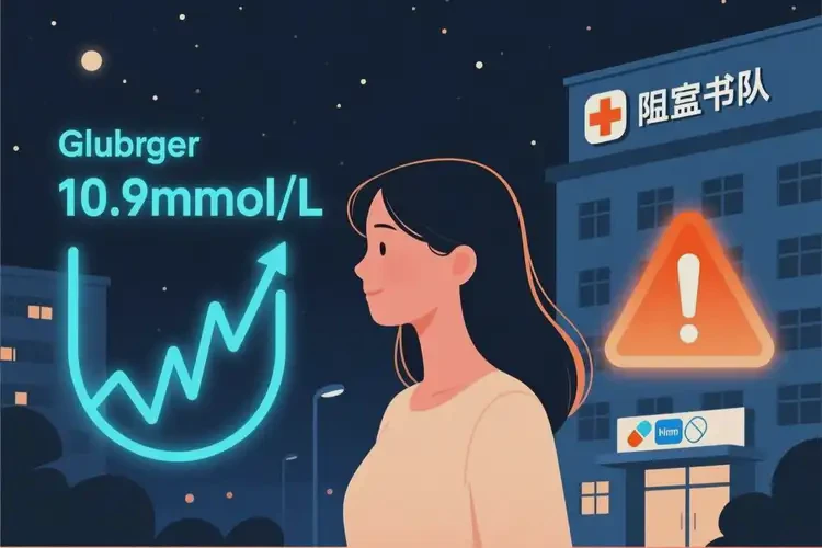 女人晚上血糖10點(diǎn)9是糖尿病嗎(圖1)