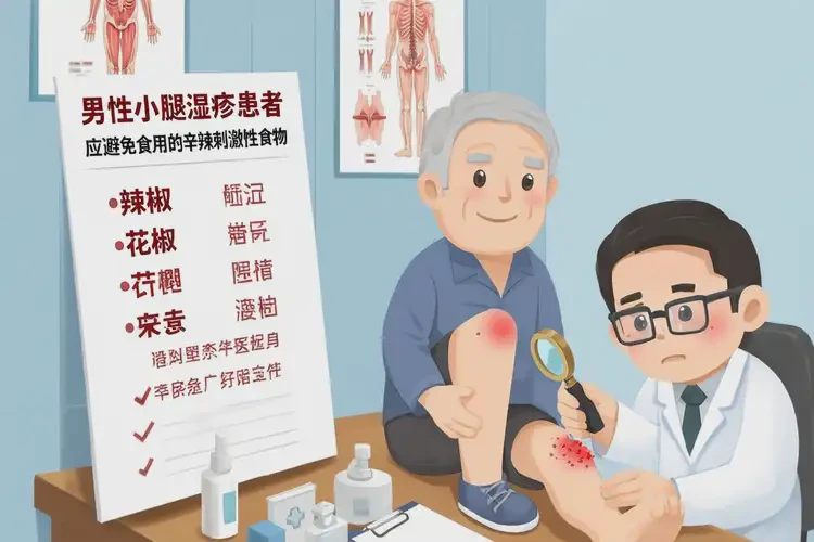 男性小腿出濕疹有什么要忌口(圖4)