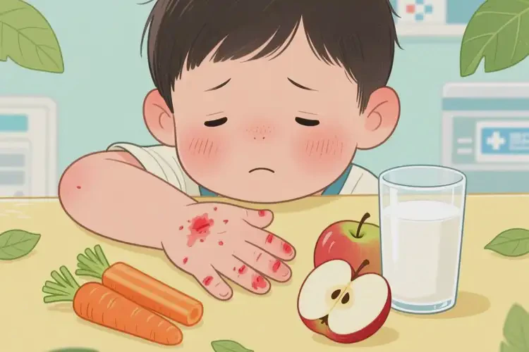 小学生手上出湿疹有什么要忌口(图3)