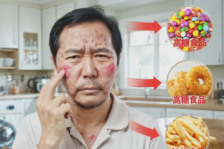 老年人臉上出濕疹有什么食物不建議吃(圖2)