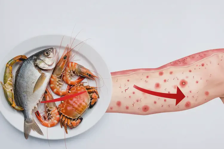 老年人小腿偶爾長濕疹什么東西最好不吃(圖2)