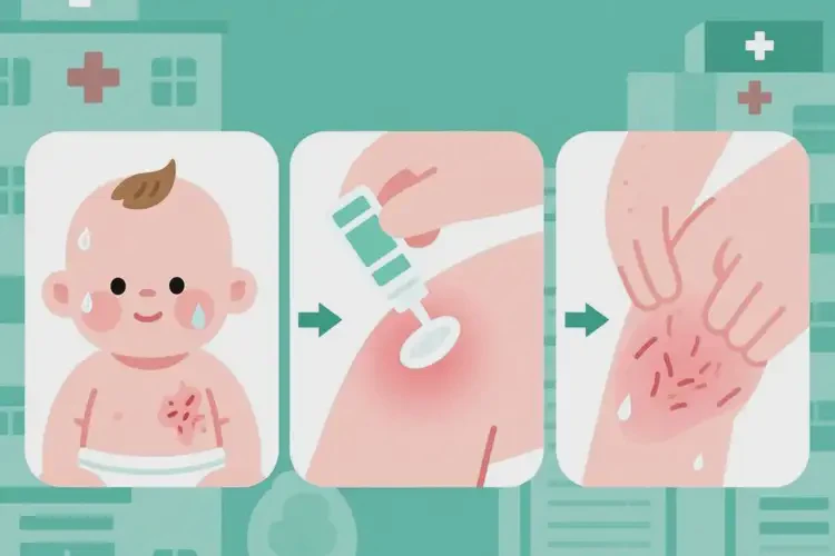 婴儿身上容易长湿疹治疗方法(图3)