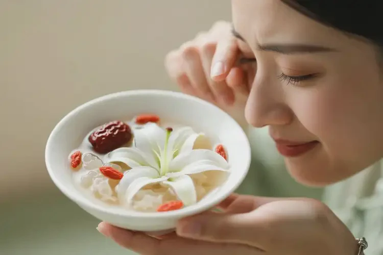 眼睛干澀喝百合銀耳湯可以下火嗎(圖1)