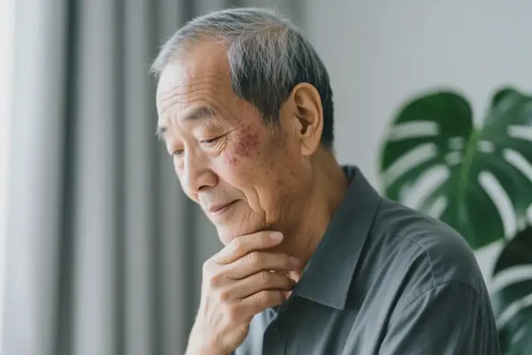 老年人臉上容易長濕疹有哪些要特別忌口(圖1)