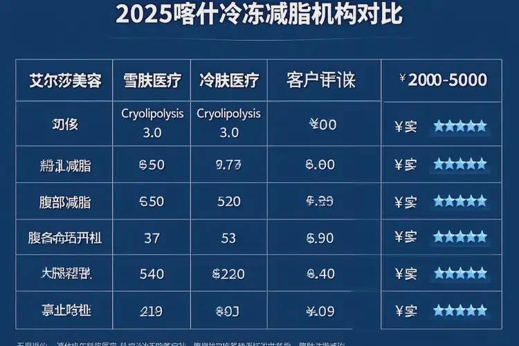 2025年新疆喀什冷凍減脂瘦腰部哪家做的好(圖1)