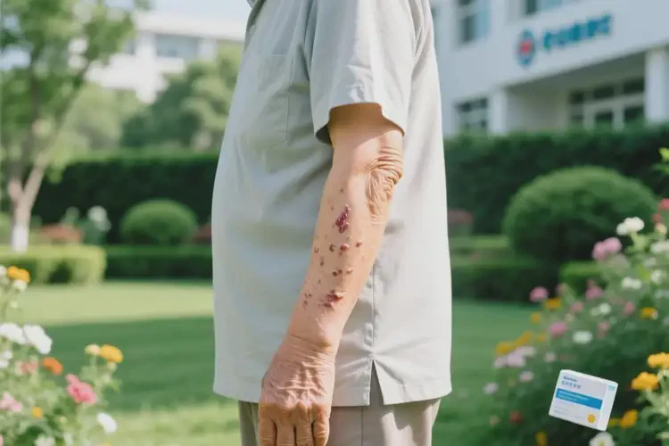 老年人手臂經(jīng)常長濕疹可不可以自愈(圖1)