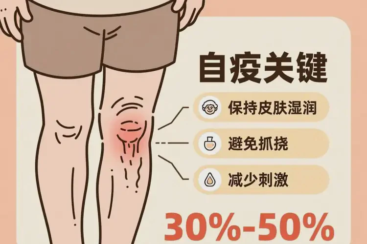 老年人大腿出現(xiàn)濕疹能不能自愈(圖1)