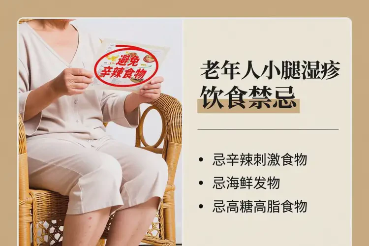 老年人小腿有濕疹什么東西最好不吃(圖3)