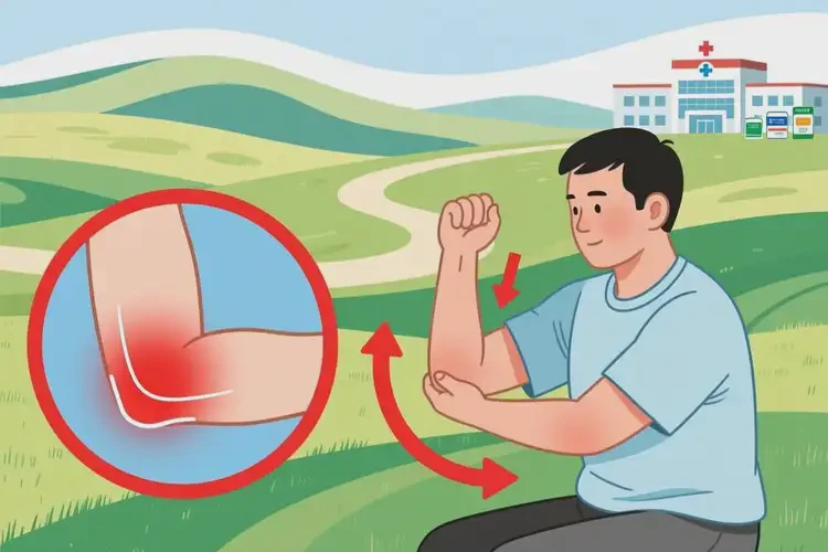 內(nèi)蒙古錫林郭勒盟康復(fù)科看手肘疼痛要多久(圖2)