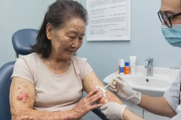 老年人全身有濕疹可不可以自愈(圖3)