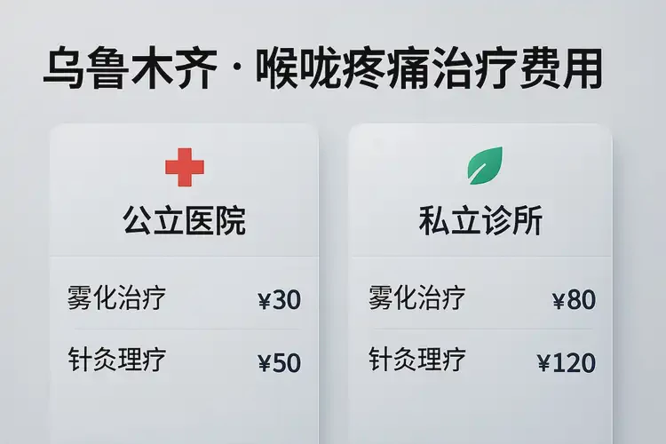 新疆烏魯木齊康復科看喉嚨疼痛多少錢(圖3)