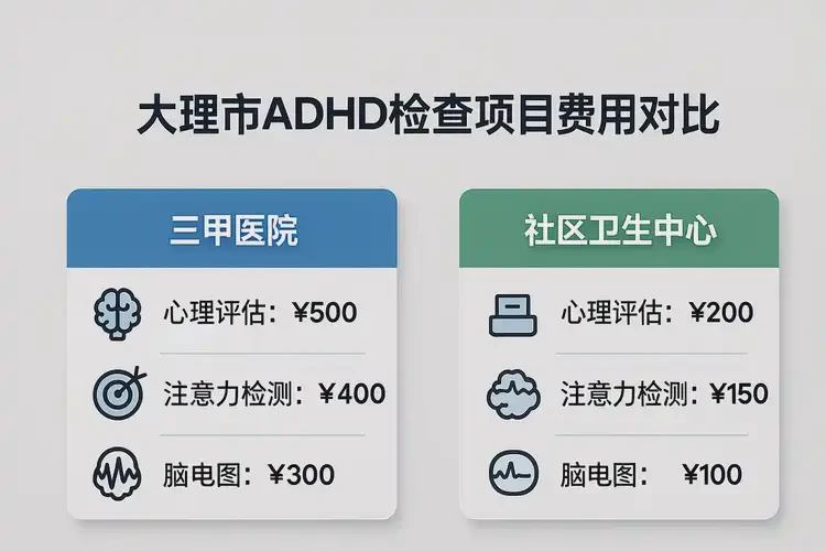 云南大理去醫(yī)院檢查ADHD多少錢(圖3)