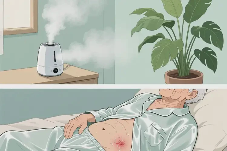 老年人肚子的濕疹怎么治(圖1)