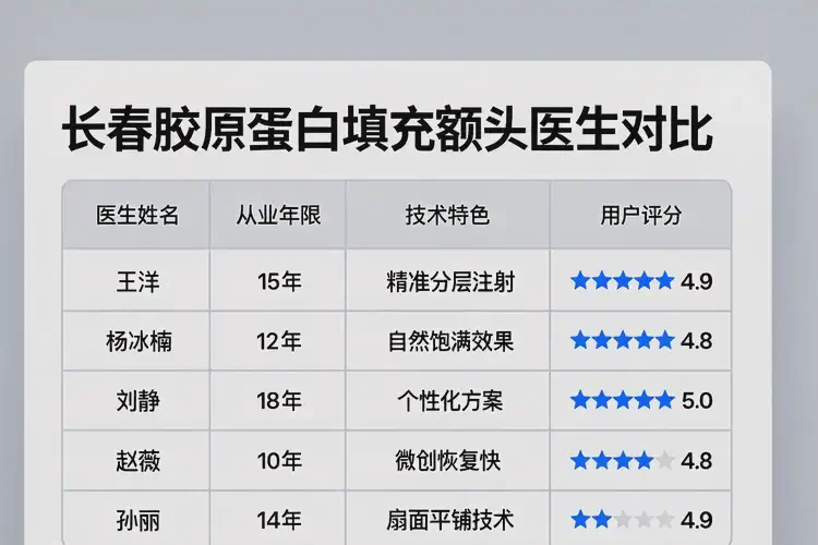 2025年吉林長(zhǎng)春膠原蛋白填充額頭做的最好的醫(yī)生(圖3)