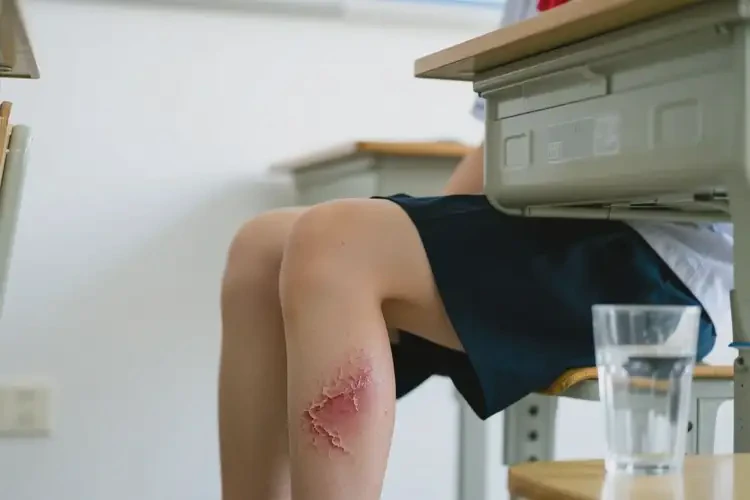 中學(xué)生小腿上經(jīng)常長濕疹能自愈嗎(圖1)