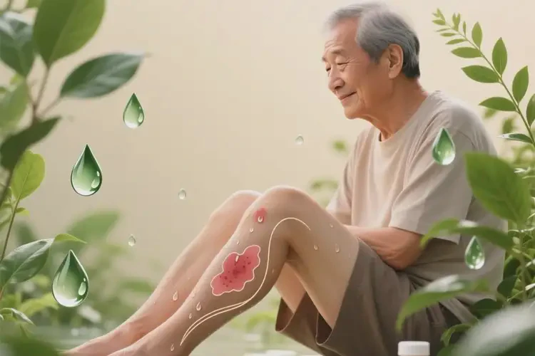 老年人大腿出濕疹能自愈嗎(圖2)