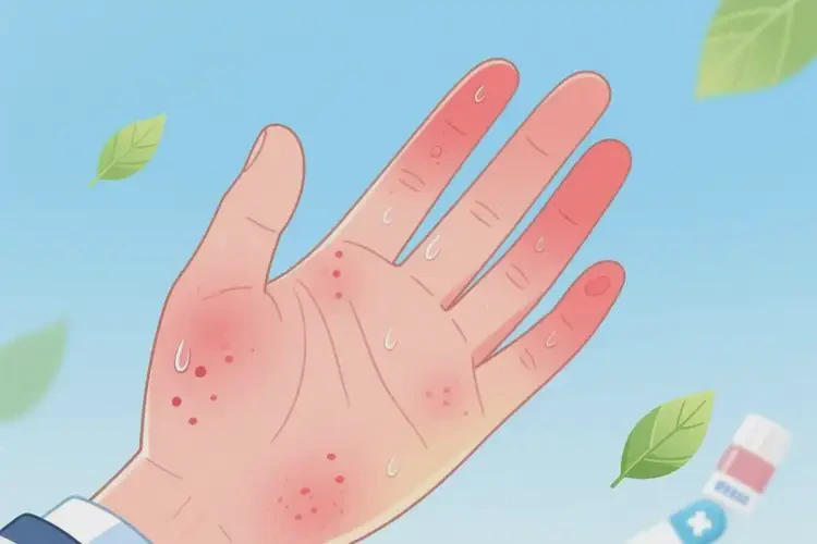 大學(xué)生手上出現(xiàn)濕疹可不可以自愈(圖3)