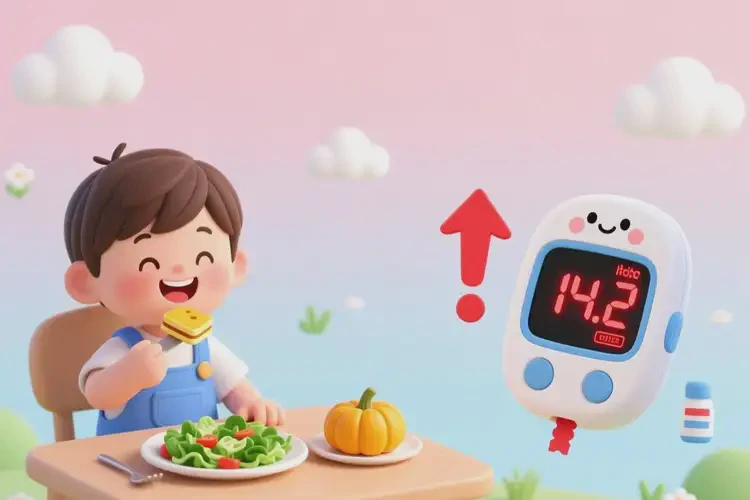 兒童中餐血糖14點2是怎么回事(圖2)