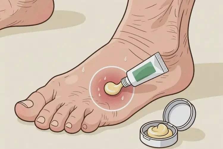 老年人腳上起濕疹能夠治愈嗎(圖1)