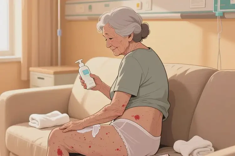 老年人屁股上偶爾長(zhǎng)濕疹能不能自愈(圖1)