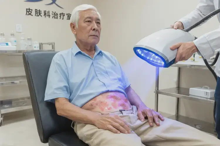 老年人肚子起濕疹可不可以自愈(圖1)