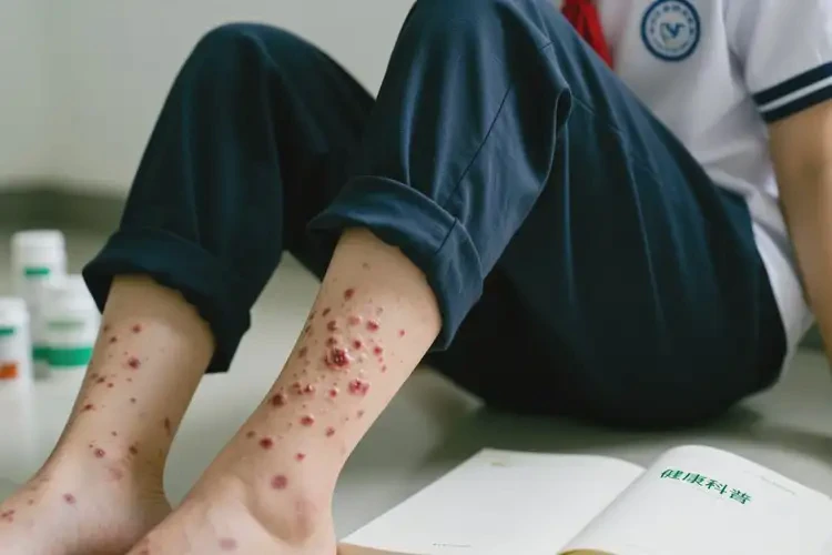 中學(xué)生小腿上經(jīng)常長濕疹能自愈嗎(圖2)