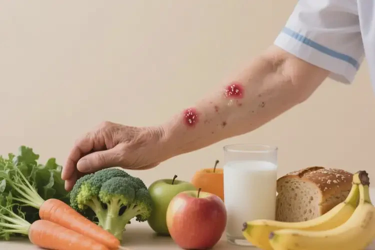 老年人手臂容易長(zhǎng)濕疹哪些食物要避免(圖1)