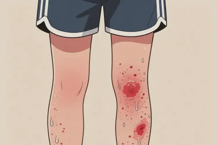 中學(xué)生小腿上經(jīng)常長濕疹能自愈嗎(圖3)