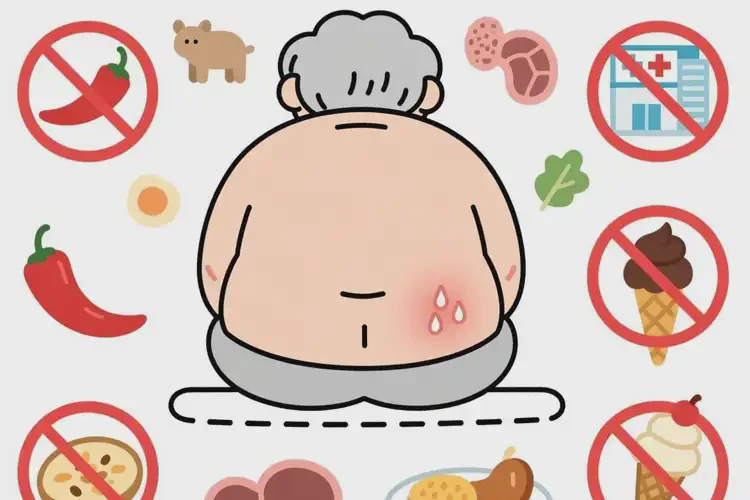 老年人屁股上出濕疹有什么要少吃的(圖4)