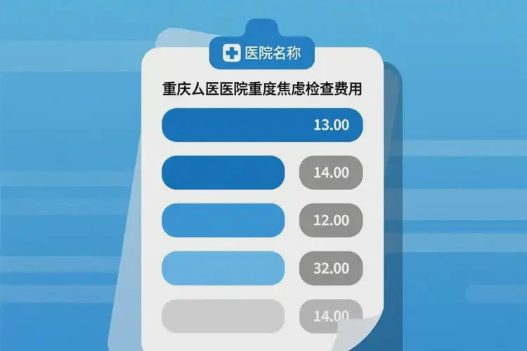 重慶去醫(yī)院檢查重度焦慮全部費(fèi)用是多少(圖1)