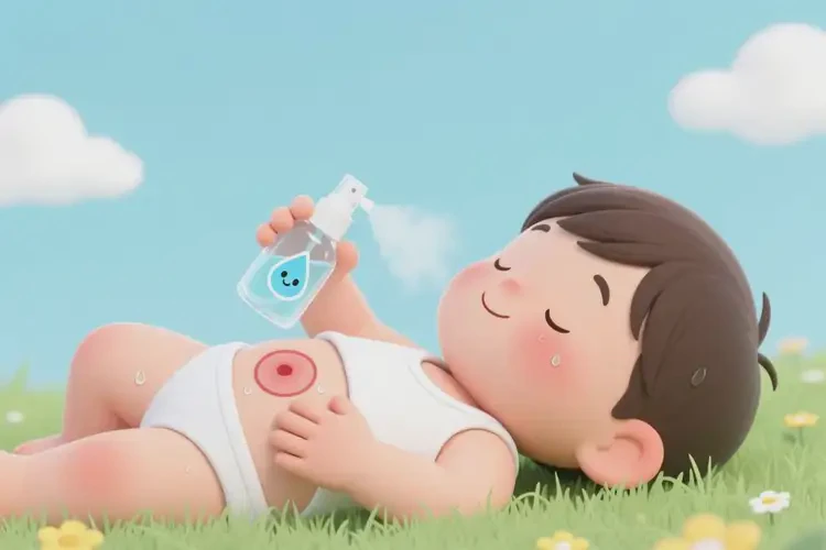 儿童肚子的湿疹怎么治疗最好(图1)