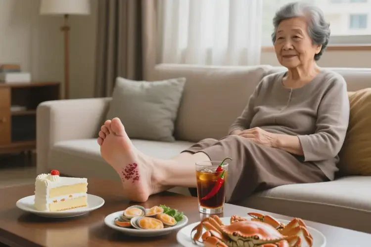 老年人腳上偶爾起濕疹有什么不應(yīng)該吃(圖4)