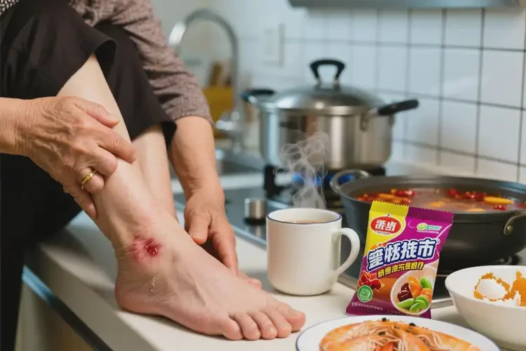 老年人腳上偶爾起濕疹有什么不應(yīng)該吃(圖1)