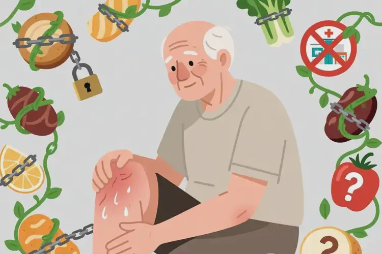 老人大腿上偶尔起湿疹有什么要少吃的(图4)