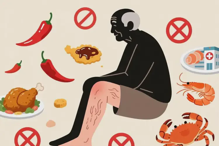 老人大腿上偶尔起湿疹有什么要少吃的(图3)