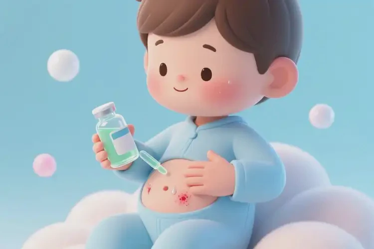 儿童肚子的湿疹怎么治疗最好(图2)