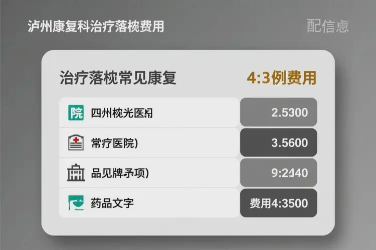 四川瀘州康復(fù)科治療落枕要多少錢(圖1)