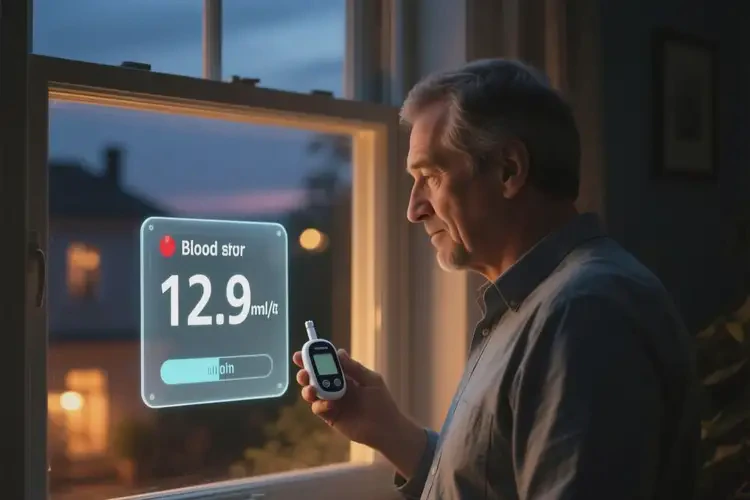 中年人晚餐血糖12點9是糖尿病嗎(圖1)