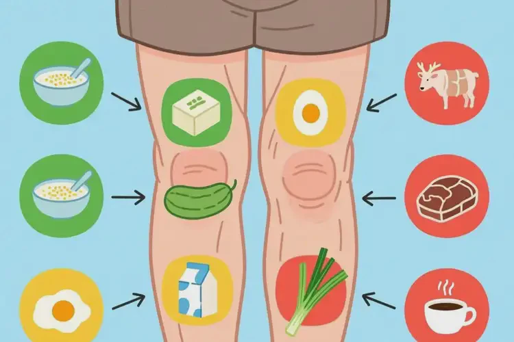 老人大腿上偶尔起湿疹有什么要少吃的(图1)