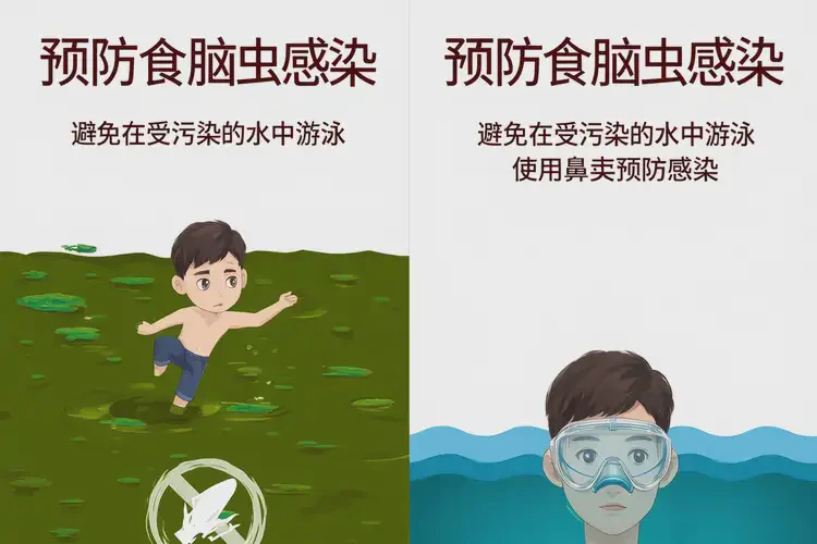 11岁女孩去海滩玩感染食脑虫有什么症状(图1)