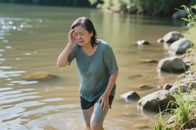 44歲女人野外游泳感染阿米巴食腦蟲有什么癥狀(圖4)