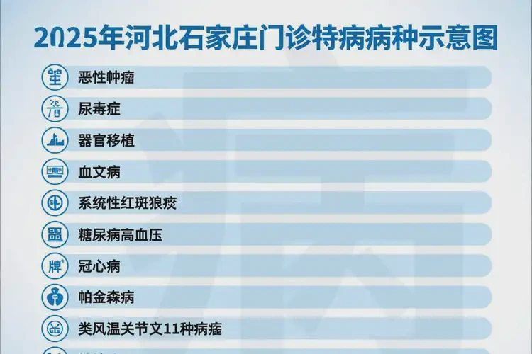 2025年河北石家庄哪些病可以申请门诊特病(图2)