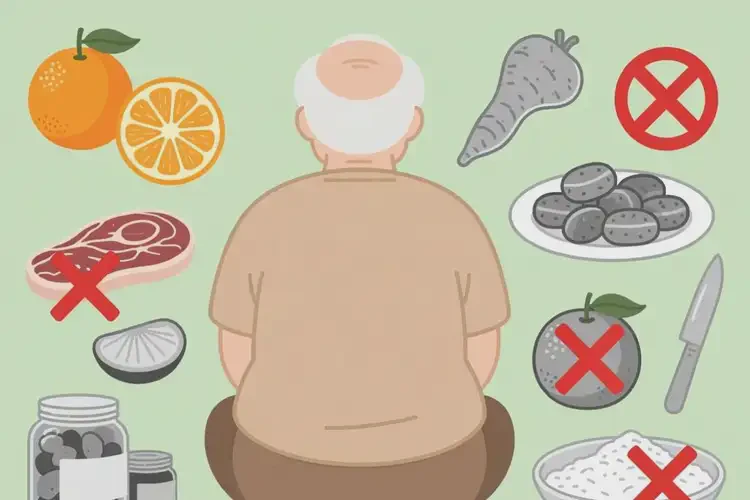 老年人屁股上出濕疹有什么要少吃的(圖1)